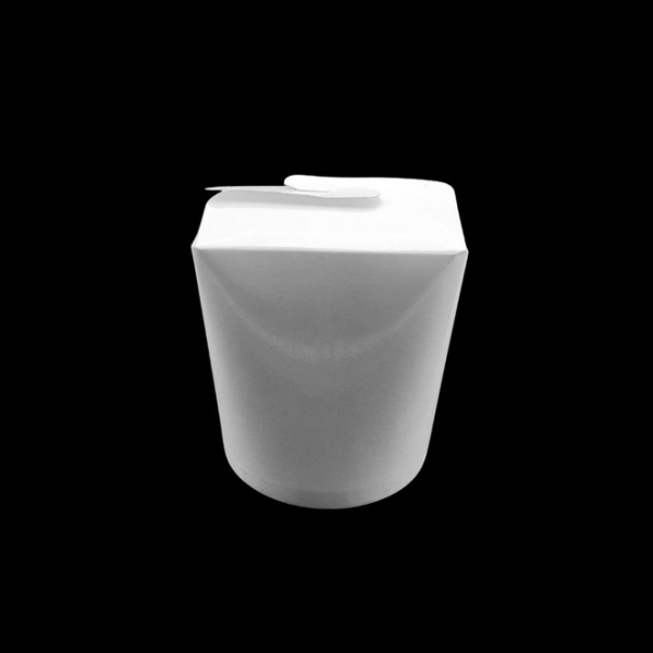 BEYAZ 16 OZ BASKISIZ KARTON LUNCH BOX 500 ADET