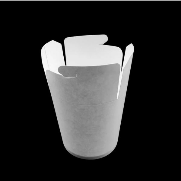 BEYAZ 26 OZ BASKISIZ KARTON LUNCH BOX 500 ADET