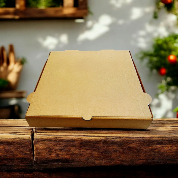 BASKISIZ KRAFT OLUKLU 33X33X4 CM PİZZA KUTUSU 100 ADET