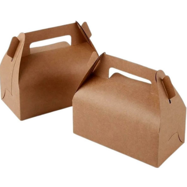 KRAFT SAPLI BURGER KUTUSU 21X10X13 ( BASKISIZ ) 200 ADET