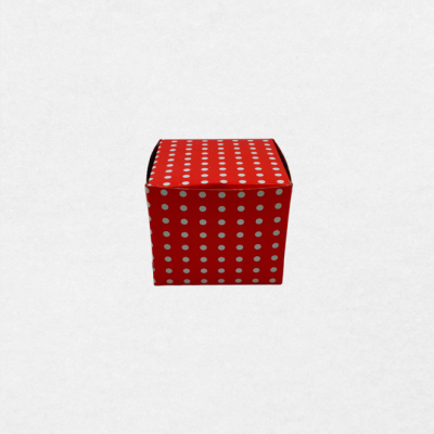 PUANTİYELİ TEKLİ PASTA KUTUSU ( 12X12X10 CM ) 100 ADET - Görsel 2