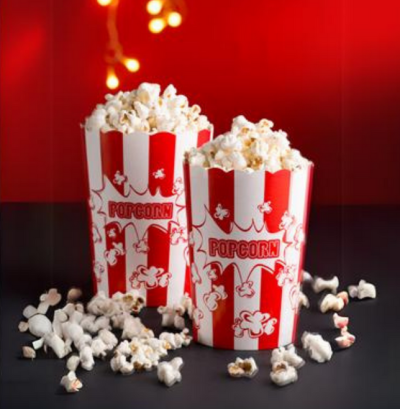 16OZ BASKILI KARTON POPCORN KASE 500 ADET