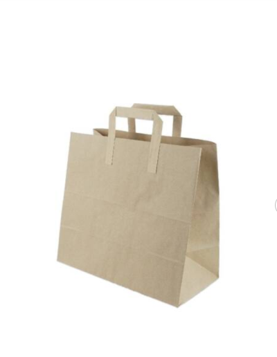 Kağıt Saplı Kraft Çanta 32x28x16 cm 400 Adet